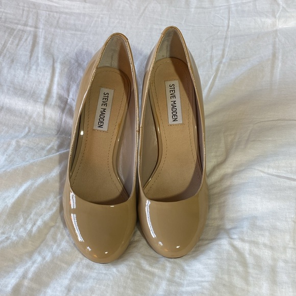 Steve Madden Unity Blush Pat Heel Size 8 - Picture 2 of 4